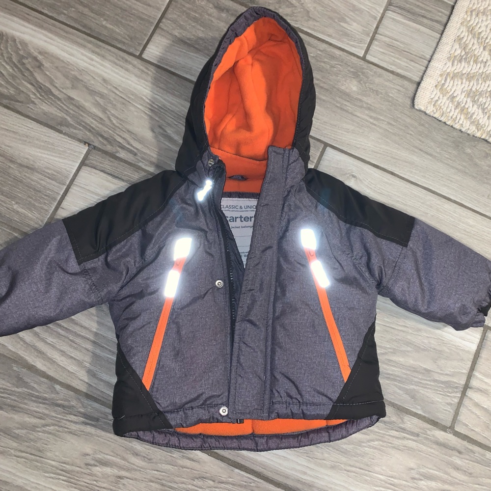 Carters Brand Insulated Outdoor Winter Jacket Size 12 Months